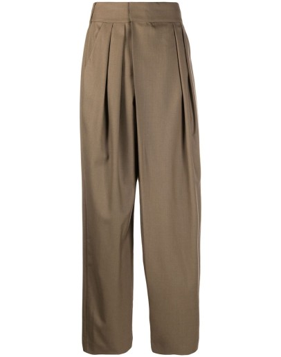 high-rise tailored trousers