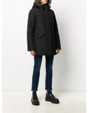 padded hooded coat