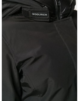 padded hooded coat
