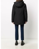 padded hooded coat