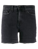 rolled-cuff denim shorts