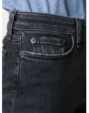 rolled-cuff denim shorts