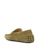 double T suede loafers