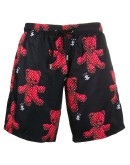 Teddy-print swim shorts 