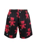 Teddy-print swim shorts 