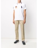 embroidered-logo polo shirt