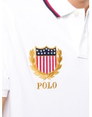 embroidered-logo polo shirt