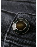 embroidered logo skinny jeans