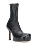 square toe ankle boot