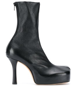 square toe ankle boot