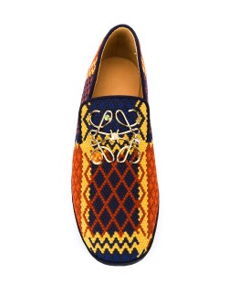 woven anagram slippers