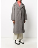 shearling midi coat