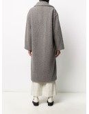 shearling midi coat