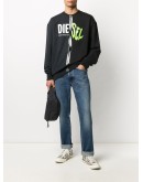 oversized logo print sweatshirt