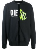 oversized logo print sweatshirt