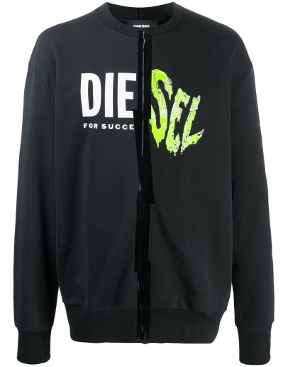 oversized logo print sweatshirt