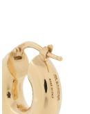engraved logo hoop earrings