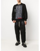 text-print cotton sweatshirt