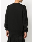 text-print cotton sweatshirt