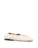 Tuli ruched 10mm ballerina shoes