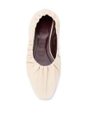 Tuli ruched 10mm ballerina shoes