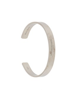 engraved logo cuff bracelet