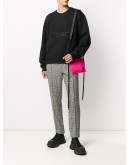 embroidered-logo sweatshirt