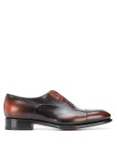 burnished derby shoes