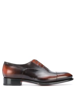 burnished derby shoes