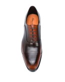 burnished derby shoes