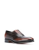 burnished derby shoes