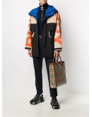 contrast-trim trousers