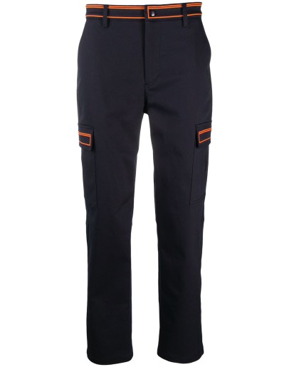 contrast-trim trousers