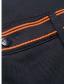 contrast-trim trousers