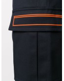 contrast-trim trousers