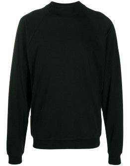 mock-neck sweatshirt 