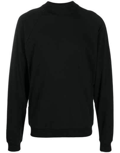mock-neck sweatshirt 