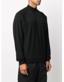 mock-neck sweatshirt 