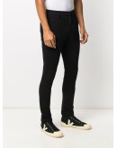 slim-fit jersey trousers