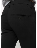 slim-fit jersey trousers