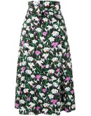 Avi floral print A-line skirt 