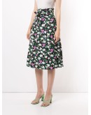 Avi floral print A-line skirt 