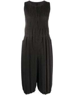 pleated jumpsuit