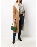 shearling-lined trench coat