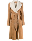 shearling-lined trench coat