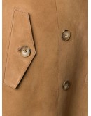 shearling-lined trench coat