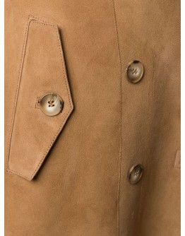 shearling-lined trench coat