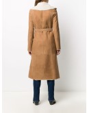 shearling-lined trench coat