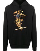 graphic-print hoodie