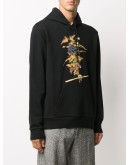 graphic-print hoodie